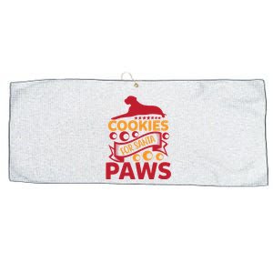 Cookies For Santa Paws Large Microfiber Waffle Golf Towel