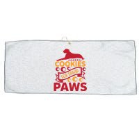 Cookies For Santa Paws Large Microfiber Waffle Golf Towel