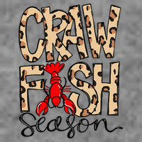 Craw Fish Season Leopard Love Crawfish Toddler Hoodie