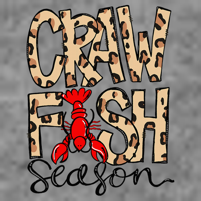 Craw Fish Season Leopard Love Crawfish Toddler Hoodie