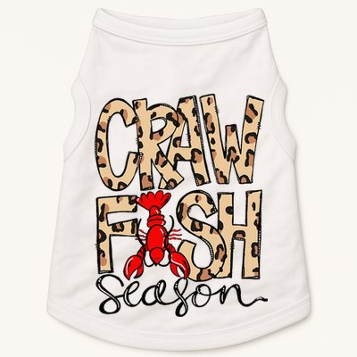 Craw Fish Season Leopard Love Crawfish Doggie Tank
