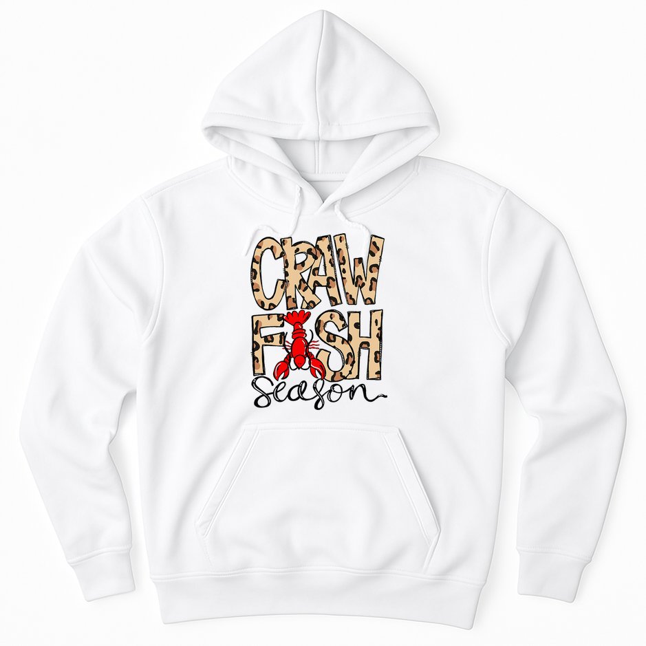 Craw Fish Season Leopard Love Crawfish Hoodie