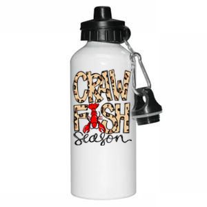 Craw Fish Season Leopard Love Crawfish Aluminum Water Bottle 