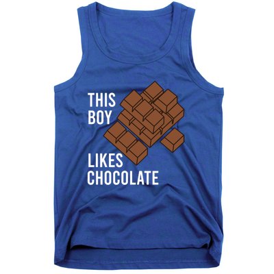 Chocolatier Funny Saying Likes Chocolate Cocoa Gift Tank Top