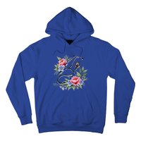 Cute Floral Stethoscope Design For Nurses Doctors Gift Hoodie