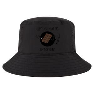 Chocolatier Funny Saying Chocolate And Music Notes Musician Gift Cool Comfort Performance Bucket Hat