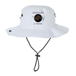 Chocolatier Funny Saying Chocolate And Music Notes Musician Gift Legacy Cool Fit Booney Bucket Hat