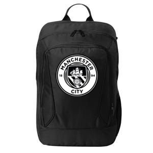 Cool Football Soccer Europe Man City Black And White City Backpack