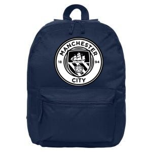 Cool Football Soccer Europe Man City Black And White 16 in Basic Backpack