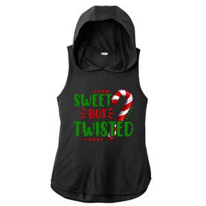 Cute Funny Sweet But Twisted Candy Cane Sweets Tester Gift Meaningful Gift Ladies PosiCharge Tri-Blend Wicking Draft Hoodie Tank