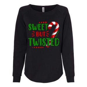 Cute Funny Sweet But Twisted Candy Cane Sweets Tester Gift Meaningful Gift Womens California Wash Sweatshirt