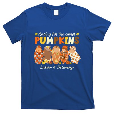 Caring For The Cutest Pumpkins Labor & Delivery Nurse Fall T-Shirt