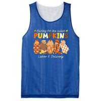 Caring For The Cutest Pumpkins Labor & Delivery Nurse Fall Mesh Reversible Basketball Jersey Tank