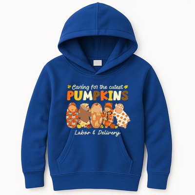 Caring For The Cutest Pumpkins Labor & Delivery Nurse Fall Kids Hoodie