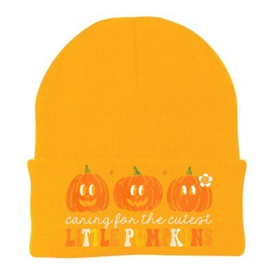 Caring For The Cutest Little Pumpkins NICU Nurse Halloween Knit Cap Winter Beanie