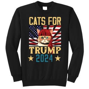 Cat For Trump 2024 Sweatshirt