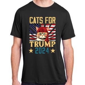 Cat For Trump 2024 Adult ChromaSoft Performance T-Shirt