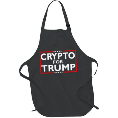 Crypto For Trump President Election 2024 Pro Cryptocurrency Apron