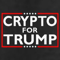 Crypto For Trump President Election 2024 Pro Cryptocurrency Adult Drive Performance Visor