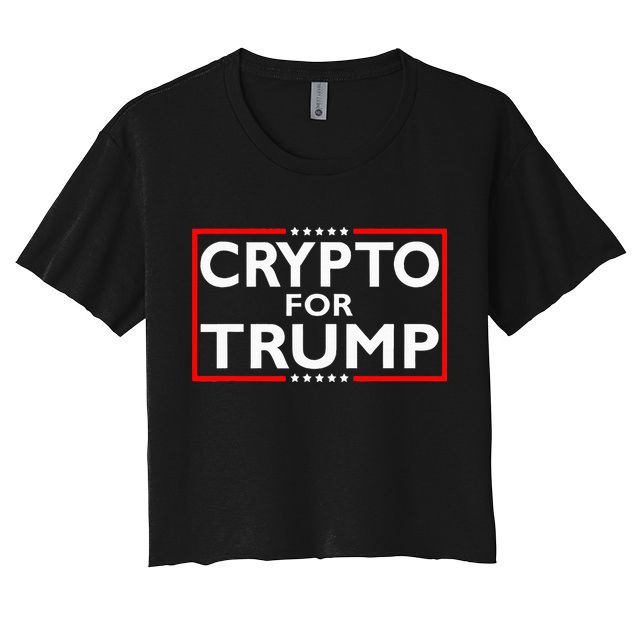 Crypto For Trump President Election 2024 Pro Cryptocurrency Crop Top