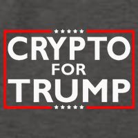 Crypto For Trump President Election 2024 Pro Cryptocurrency Vector Backpack