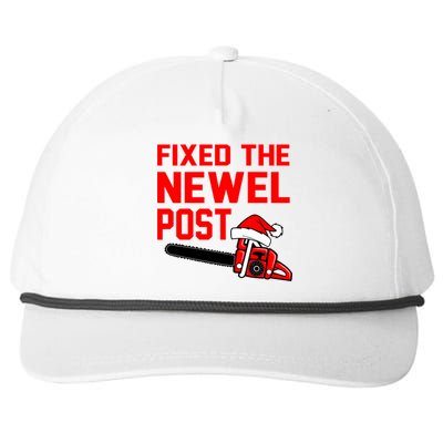 Christmas Fixed The Newel Post Essential Snapback Five-Panel Rope Hat