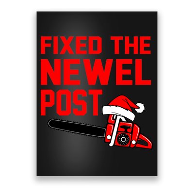 Christmas Fixed The Newel Post Essential Poster