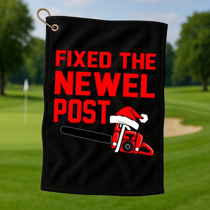 Christmas Fixed The Newel Post Essential Golf Towel