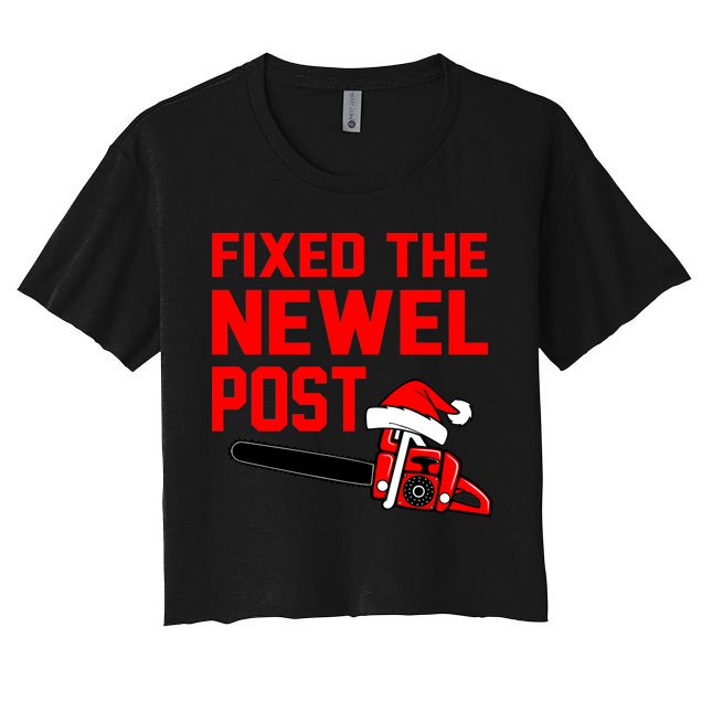 Christmas Fixed The Newel Post Essential Crop Top
