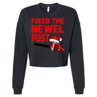 Christmas Fixed The Newel Post Essential Cropped Pullover Crew