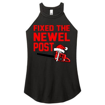 Christmas Fixed The Newel Post Essential Women's Perfect Tri Rocker Tank