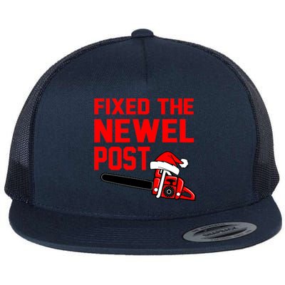 Christmas Fixed The Newel Post Essential Flat Bill Trucker Hat