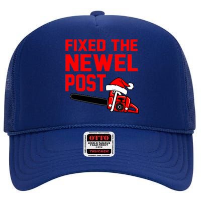 Christmas Fixed The Newel Post Essential High Crown Mesh Back Trucker Hat