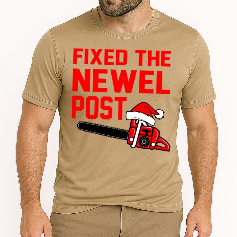 Christmas Fixed The Newel Post Essential Performance Shirt