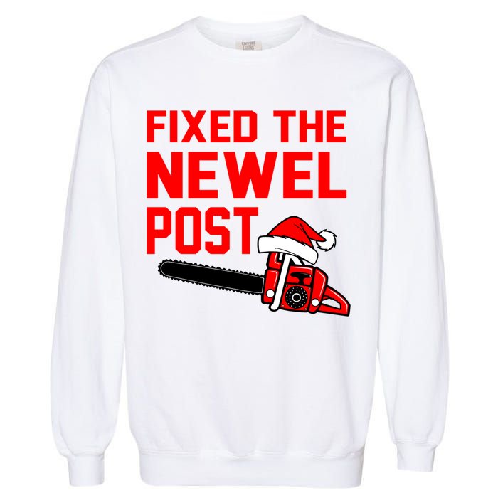 Christmas Fixed The Newel Post Essential Garment-Dyed Sweatshirt