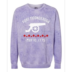 Capture Fort Ticonderoga Cannon Revolutionary War Colorblast Crewneck Sweatshirt