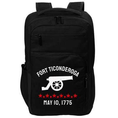 Capture Fort Ticonderoga Cannon Revolutionary War Impact Tech Backpack
