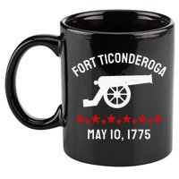 Capture Fort Ticonderoga Cannon Revolutionary War 11oz C Handle Ceramic Mug