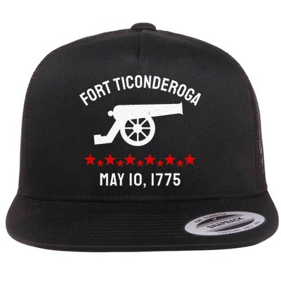 Capture Fort Ticonderoga Cannon Revolutionary War Flatbill Hat