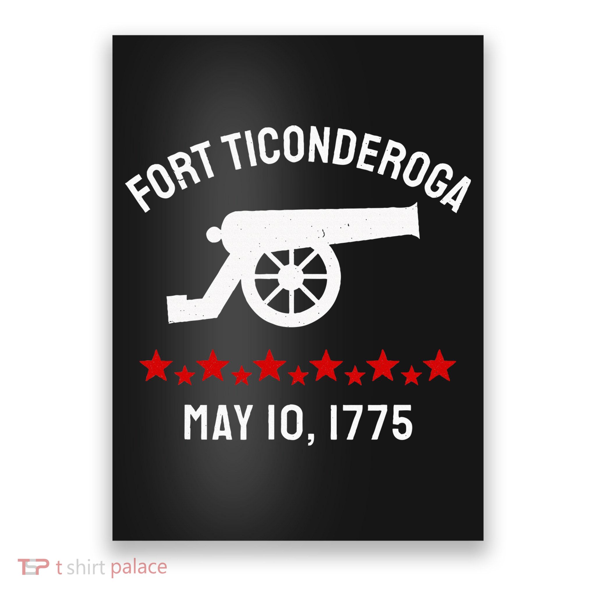 Capture Fort Ticonderoga Cannon Revolutionary War Poster