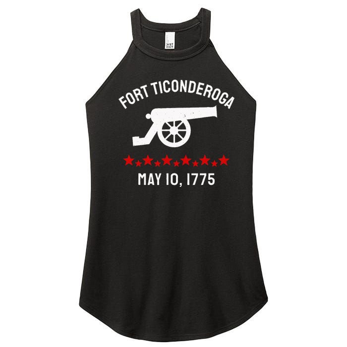 Capture Fort Ticonderoga Cannon Revolutionary War Women’s Perfect Tri Rocker Tank