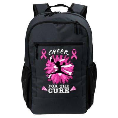 Cheer For The Cure Breast Cancer Awareness Month Cheerleader Daily Commute Backpack