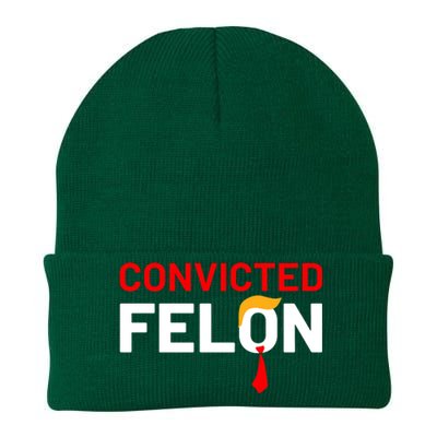 Convicted Felon Trump Knit Cap Winter Beanie