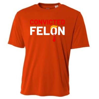 Convicted Felon Trump Cooling Performance Crew T-Shirt