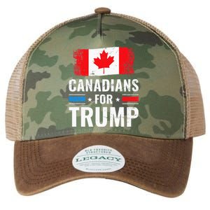 Canadians For Trump Pro Trump 2020 Supporter Gift Legacy Tie Dye Trucker Hat