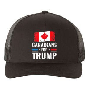 Canadians For Trump Pro Trump 2020 Supporter Gift Yupoong Adult 5-Panel Trucker Hat