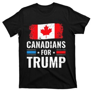 Canadians For Trump Pro Trump 2020 Supporter Gift T-Shirt