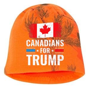 Canadians For Trump Pro Trump 2020 Supporter Gift Kati - Camo Knit Beanie