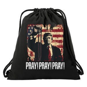 Catholics For Trump 2024 Rosary Election Drawstring Bag