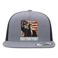 Catholics For Trump 2024 Rosary Election Flat Bill Trucker Hat